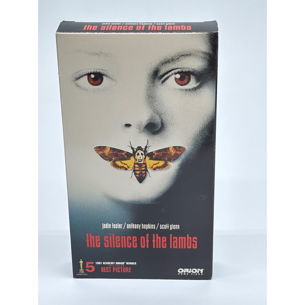 The Silence of the Lambs VHS 1991 Orion Home Video Anthony Hopkins Jodie Foster‎
